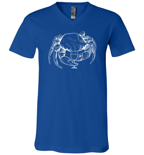 Crab Wine V-Neck