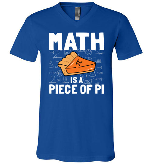 Math is a piece of pi V-Neck