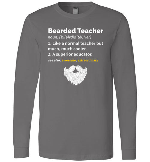Bearded Teacher Long Sleeve