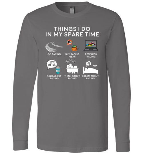Racing Car Spare Time Long Sleeve