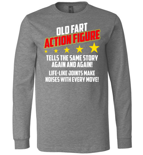 Old Fart Action Figure Long Sleeve