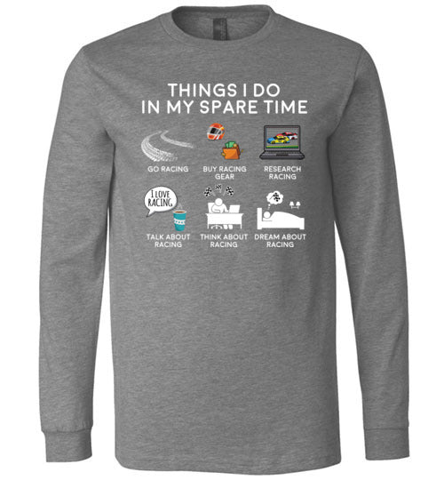 Racing Car Spare Time Long Sleeve