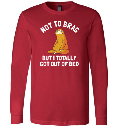 Sloth Out Of Bed Long Sleeve