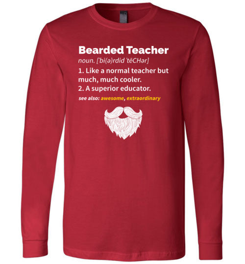 Bearded Teacher Long Sleeve