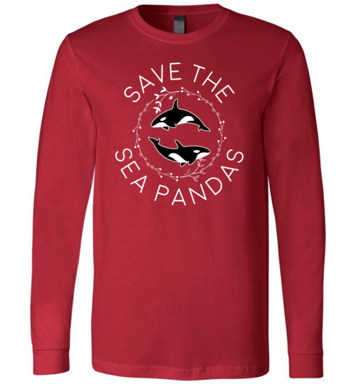 Save The Sea Pandas Long Sleeve
