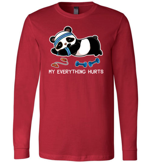 Panda My Everything Hurts Long Sleeve
