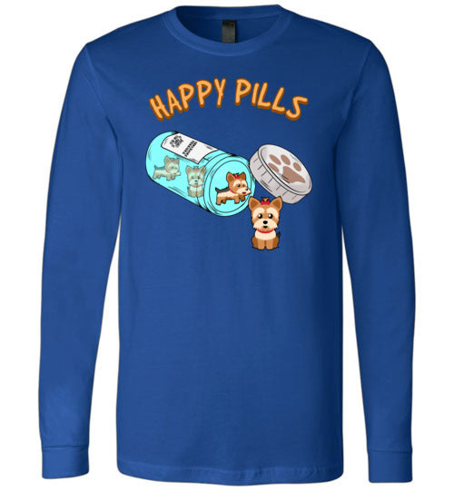 Happy Pills Yorkie Yorkshire Terrier Long Sleeve