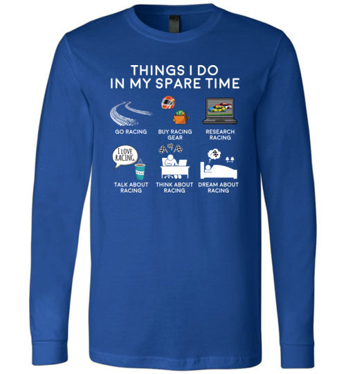 Racing Car Spare Time Long Sleeve
