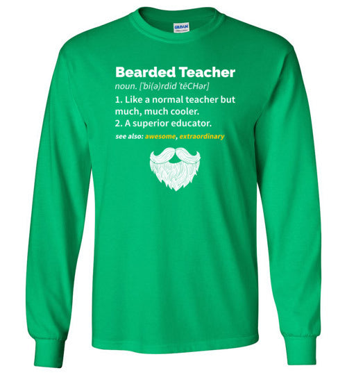Bearded Teacher Long Sleeve