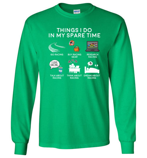 Racing Car Spare Time Long Sleeve