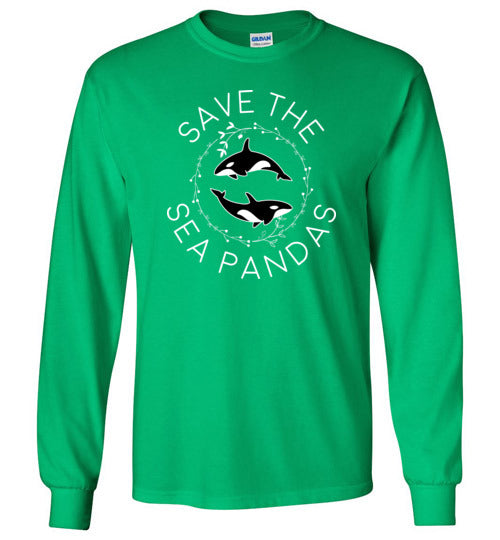 Save The Sea Pandas Long Sleeve