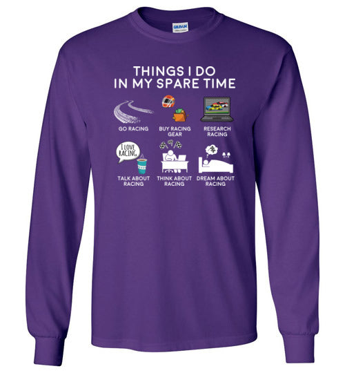 Racing Car Spare Time Long Sleeve