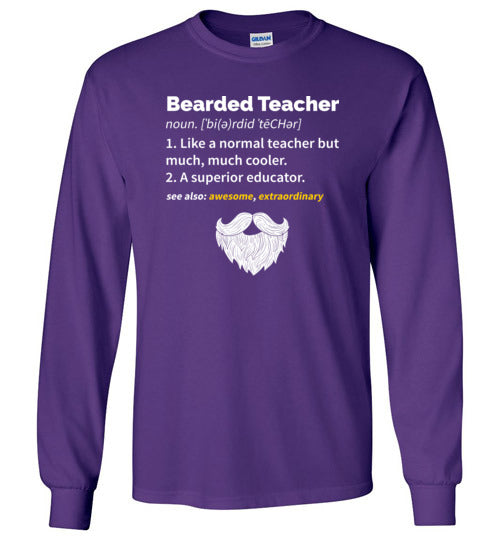 Bearded Teacher Long Sleeve