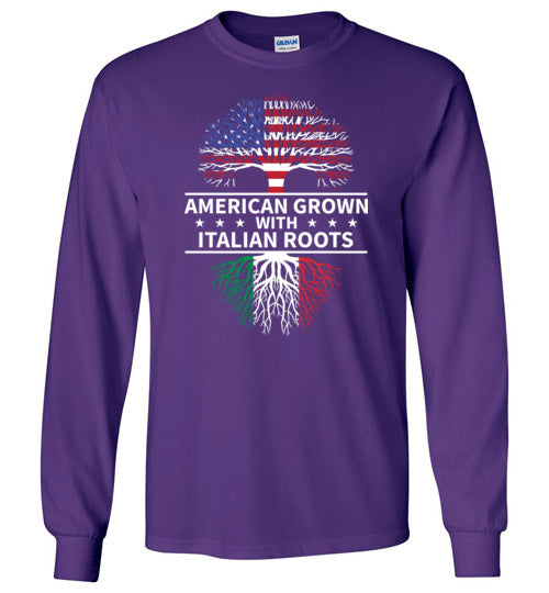American Grown Italian Roots Long Sleeve