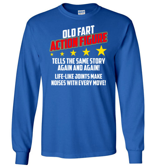 Old Fart Action Figure Long Sleeve