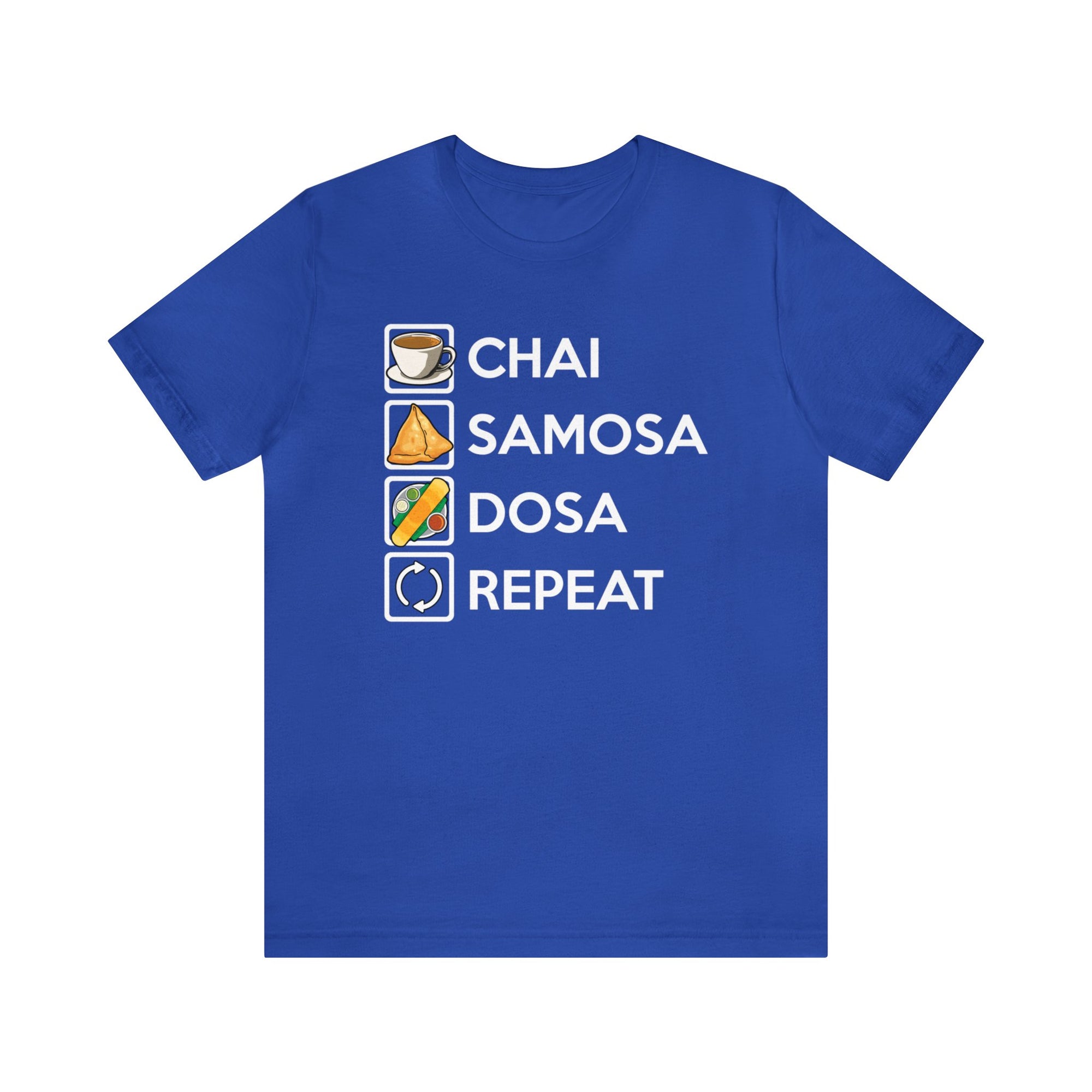 Chai Samosa Dosa Repeat TShirtSon UK