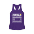 Capricorn Nutrition Facts Women's Ideal Racerback Tank SwiftPOD