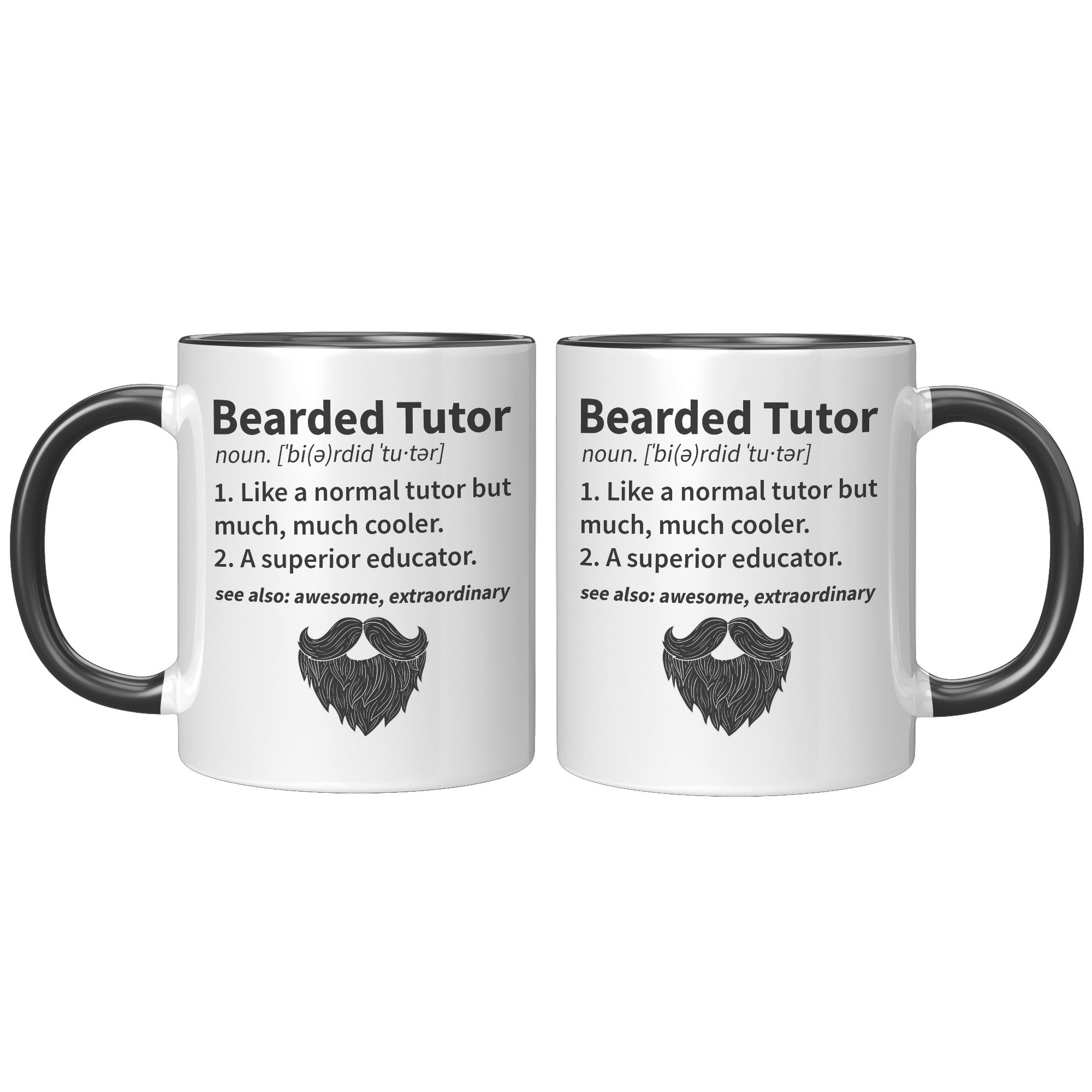 11OZ ACCENT MUG - Bearded Tutor