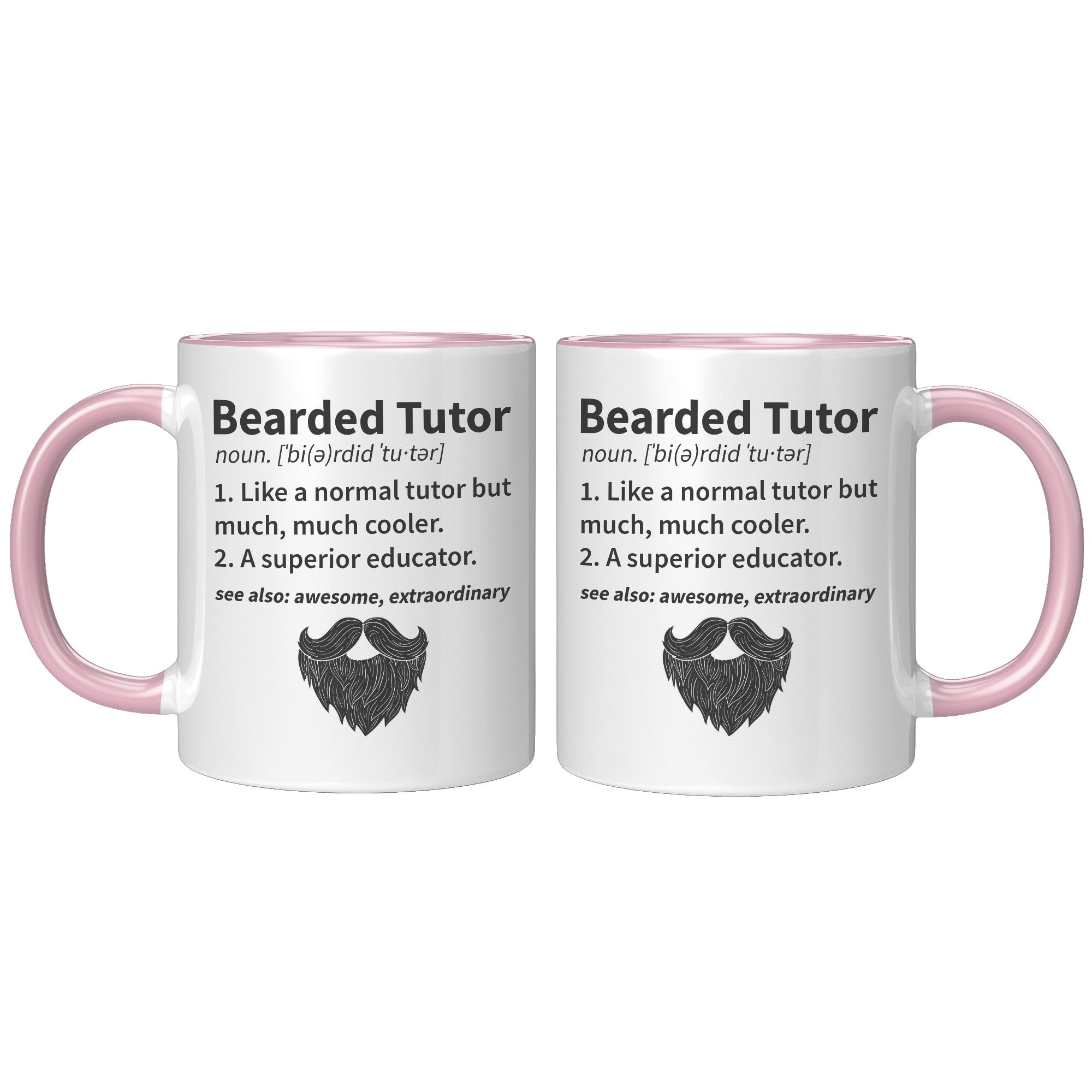 11OZ ACCENT MUG - Bearded Tutor