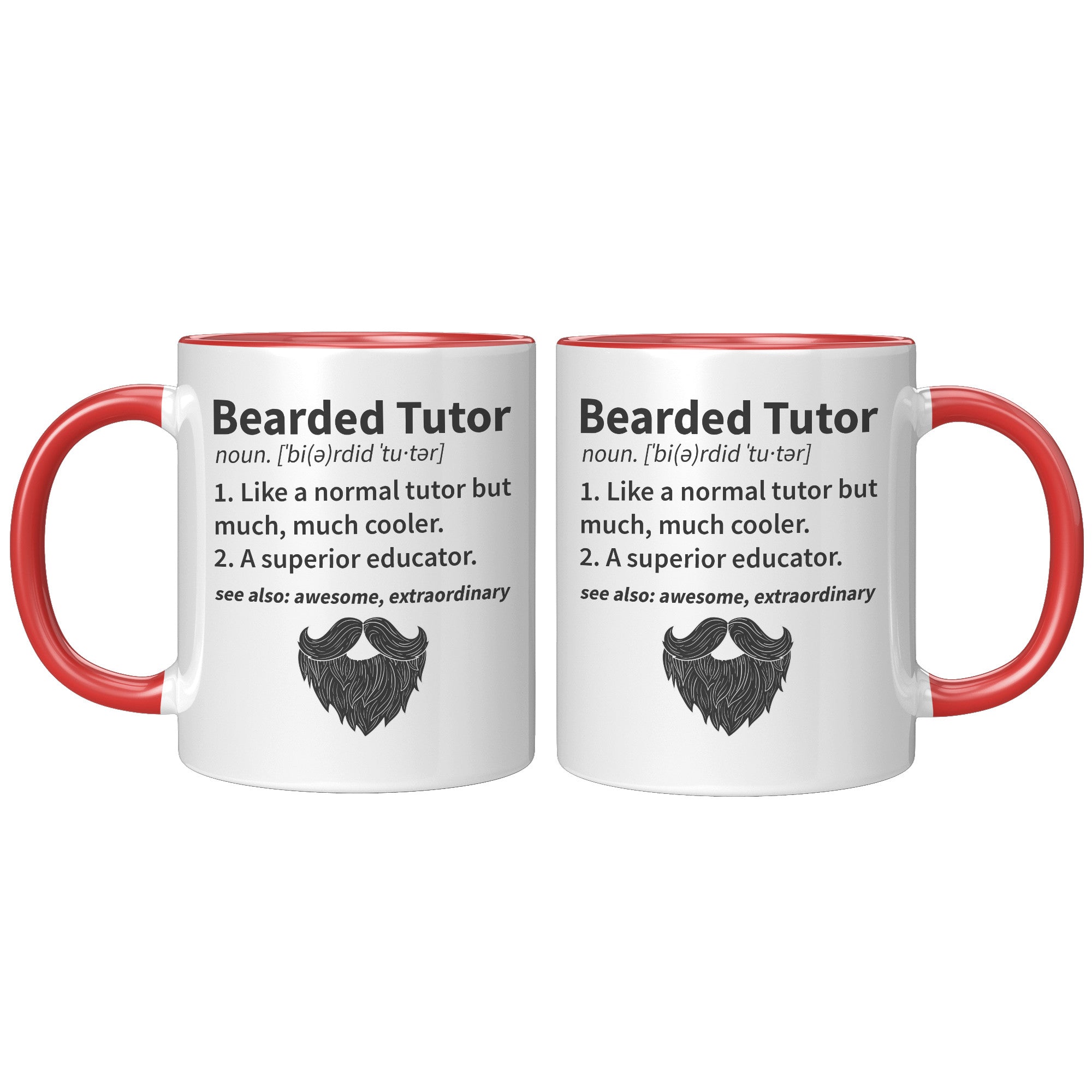 11OZ ACCENT MUG - Bearded Tutor