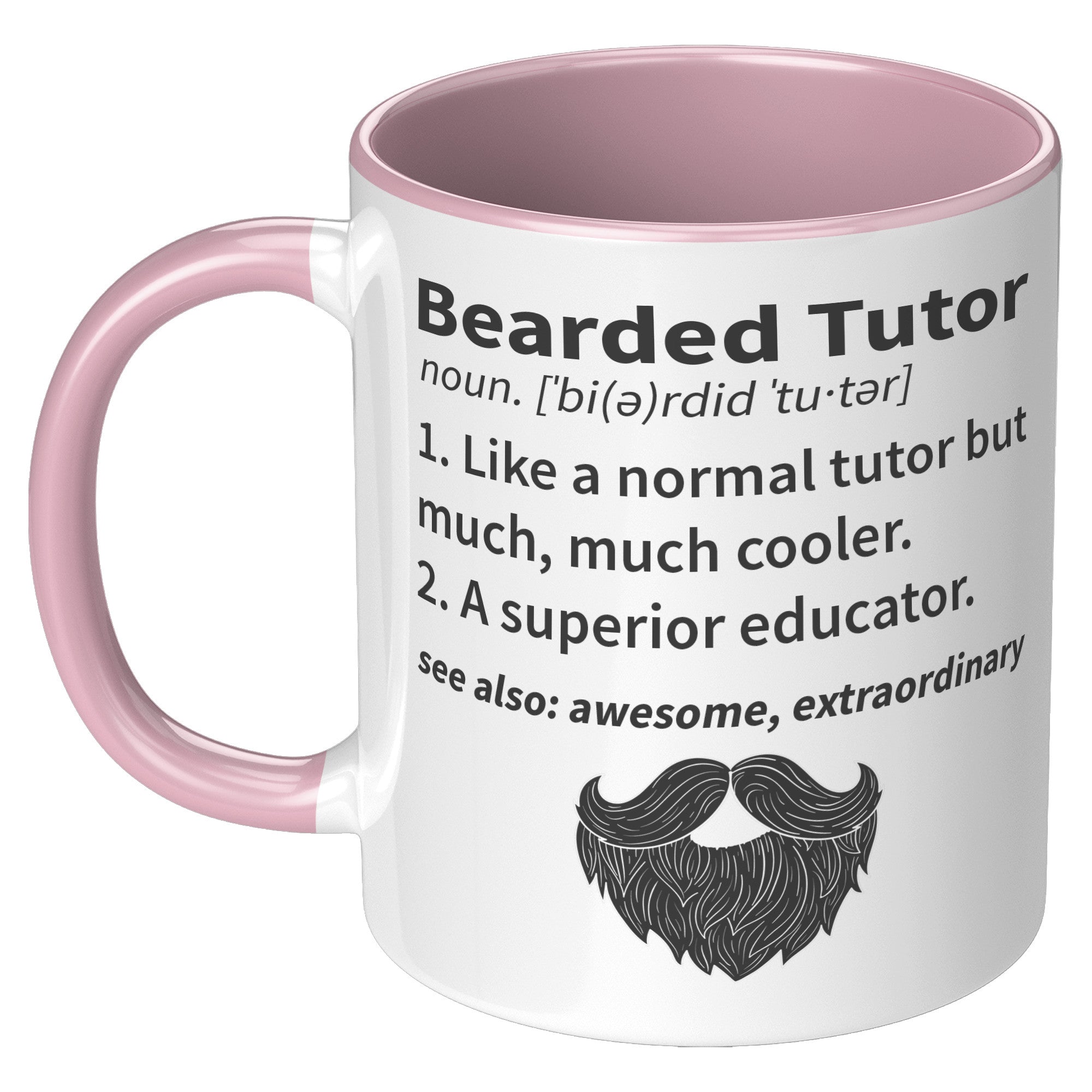 11OZ ACCENT MUG - Bearded Tutor
