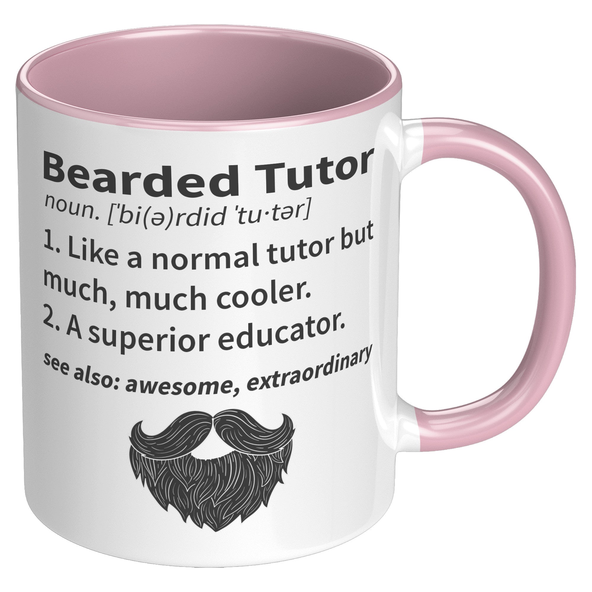 11OZ ACCENT MUG - Bearded Tutor
