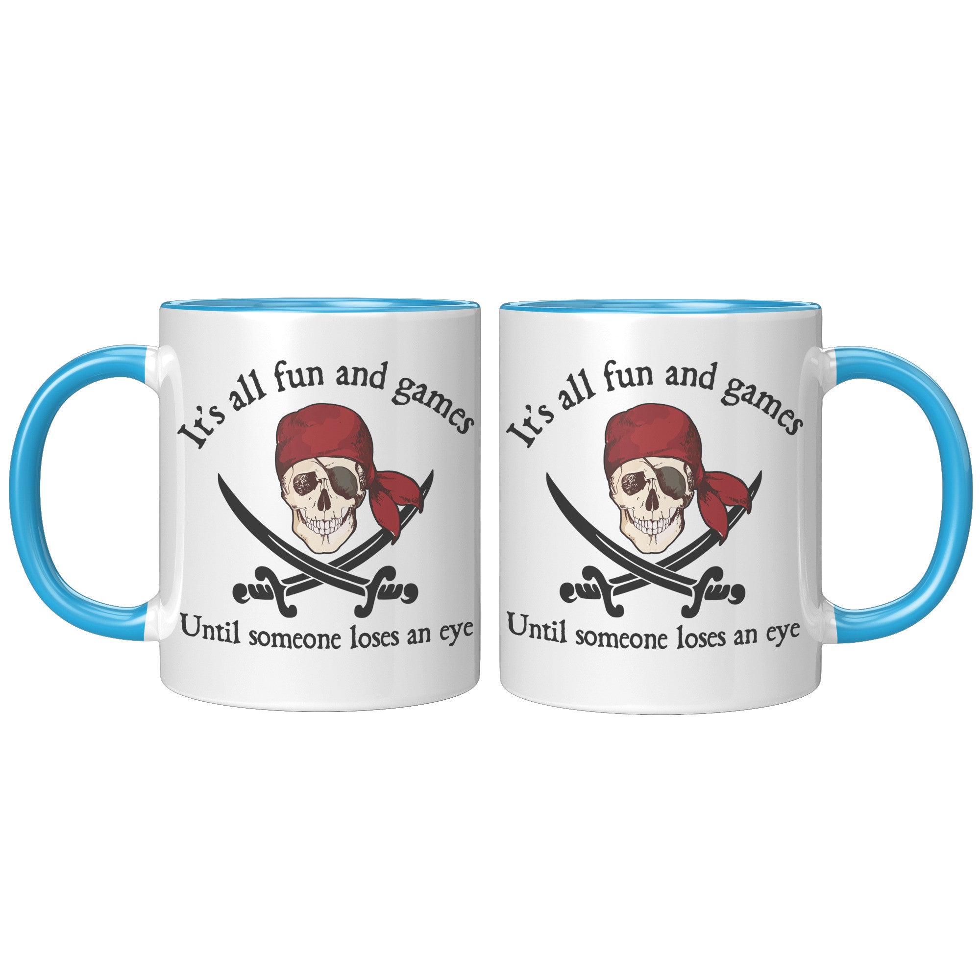 11OZ ACCENT MUG - Pirate Fun and Games