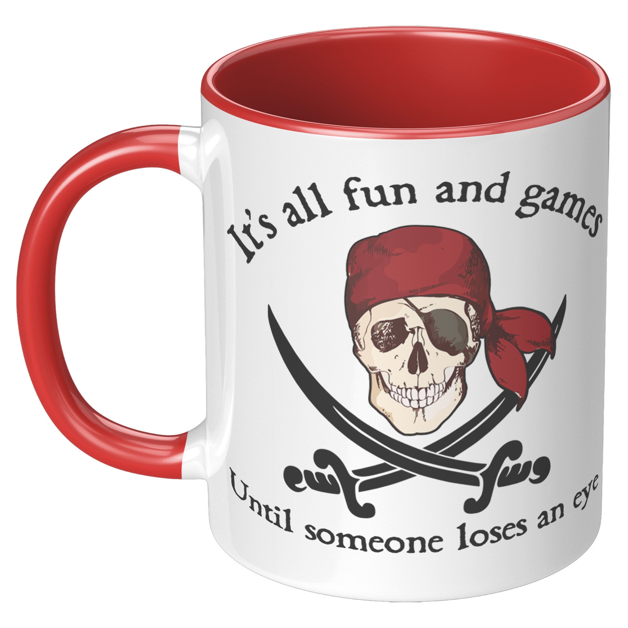 11OZ ACCENT MUG - Pirate Fun and Games