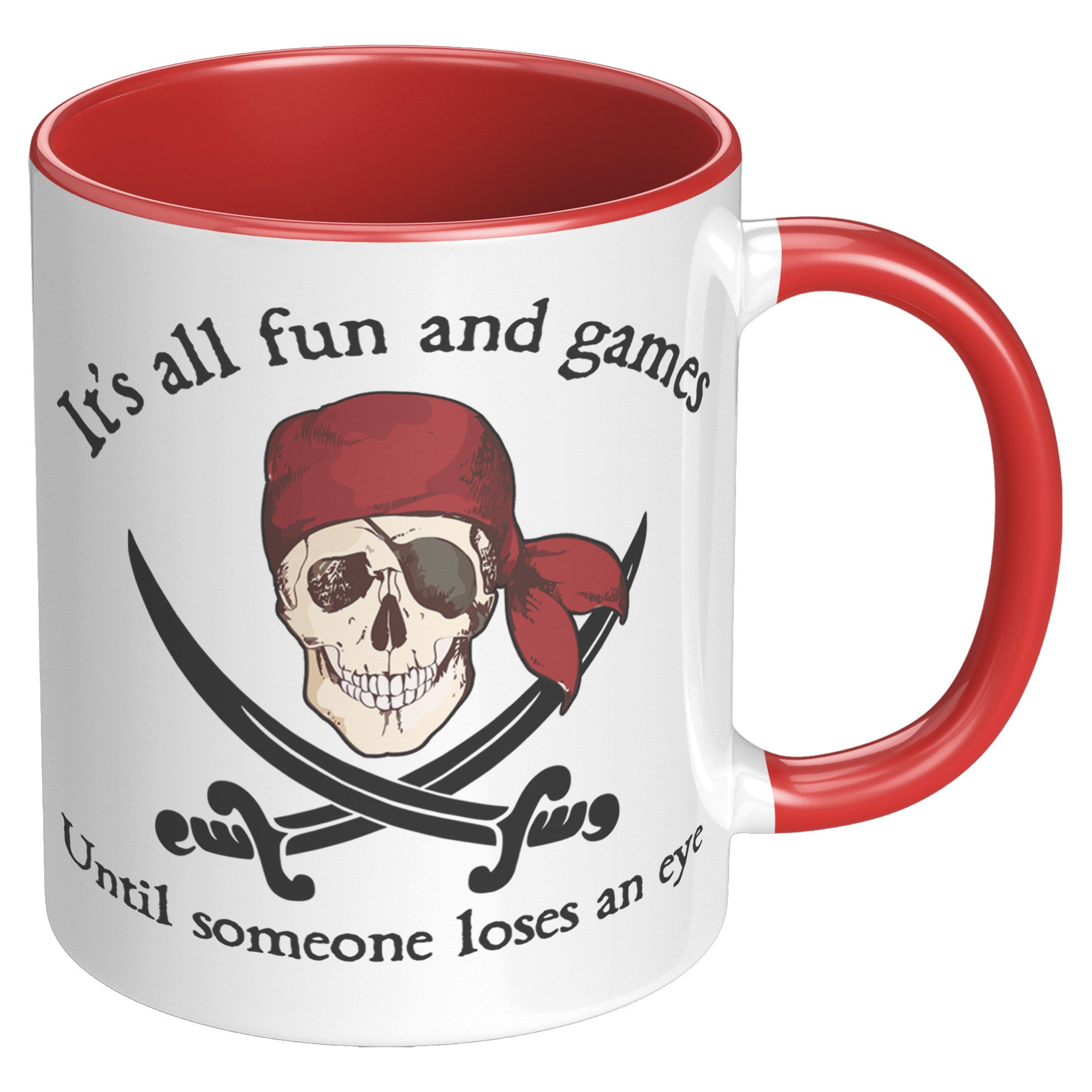 11OZ ACCENT MUG - Pirate Fun and Games