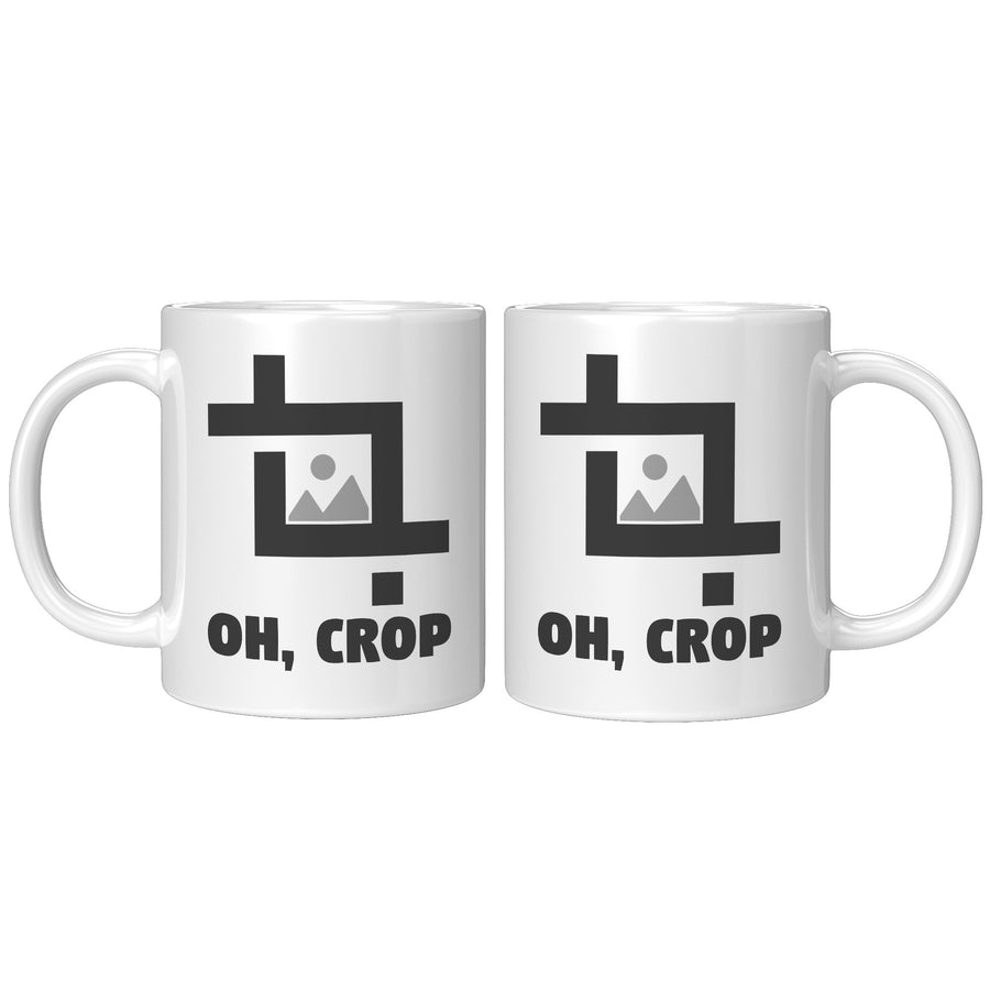 11OZ WHITE MUG - Photography Oh Crop