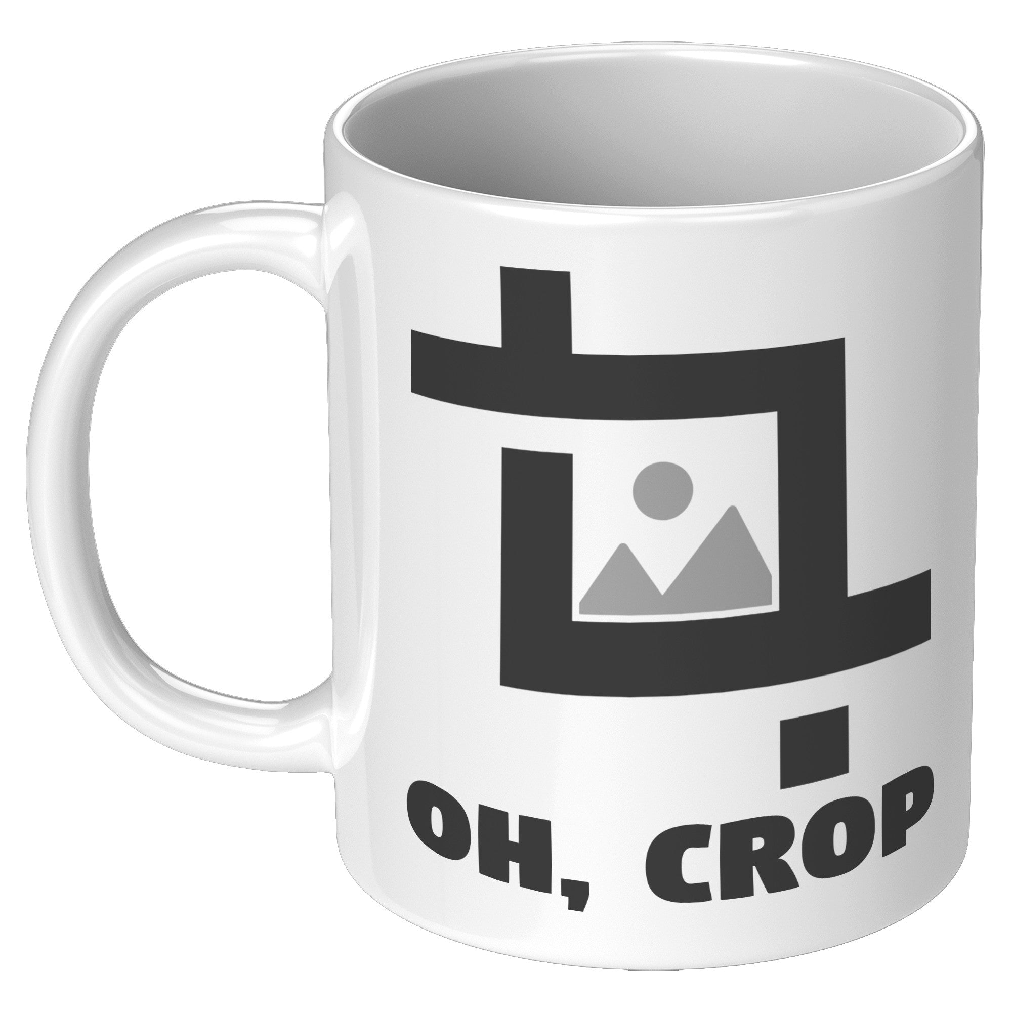 11OZ WHITE MUG - Photography Oh Crop
