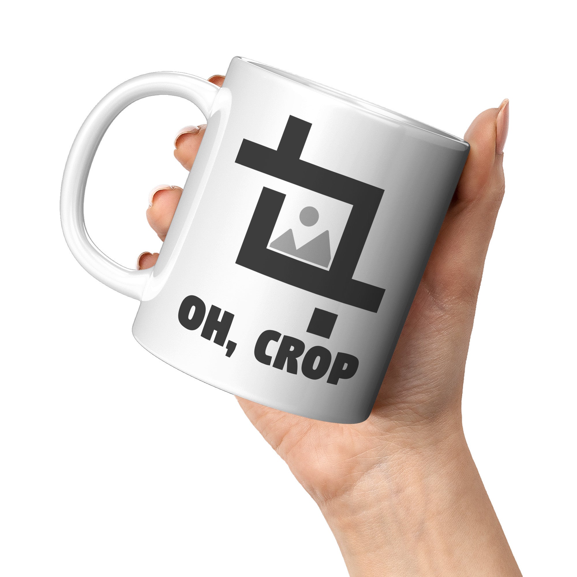 11OZ WHITE MUG - Photography Oh Crop
