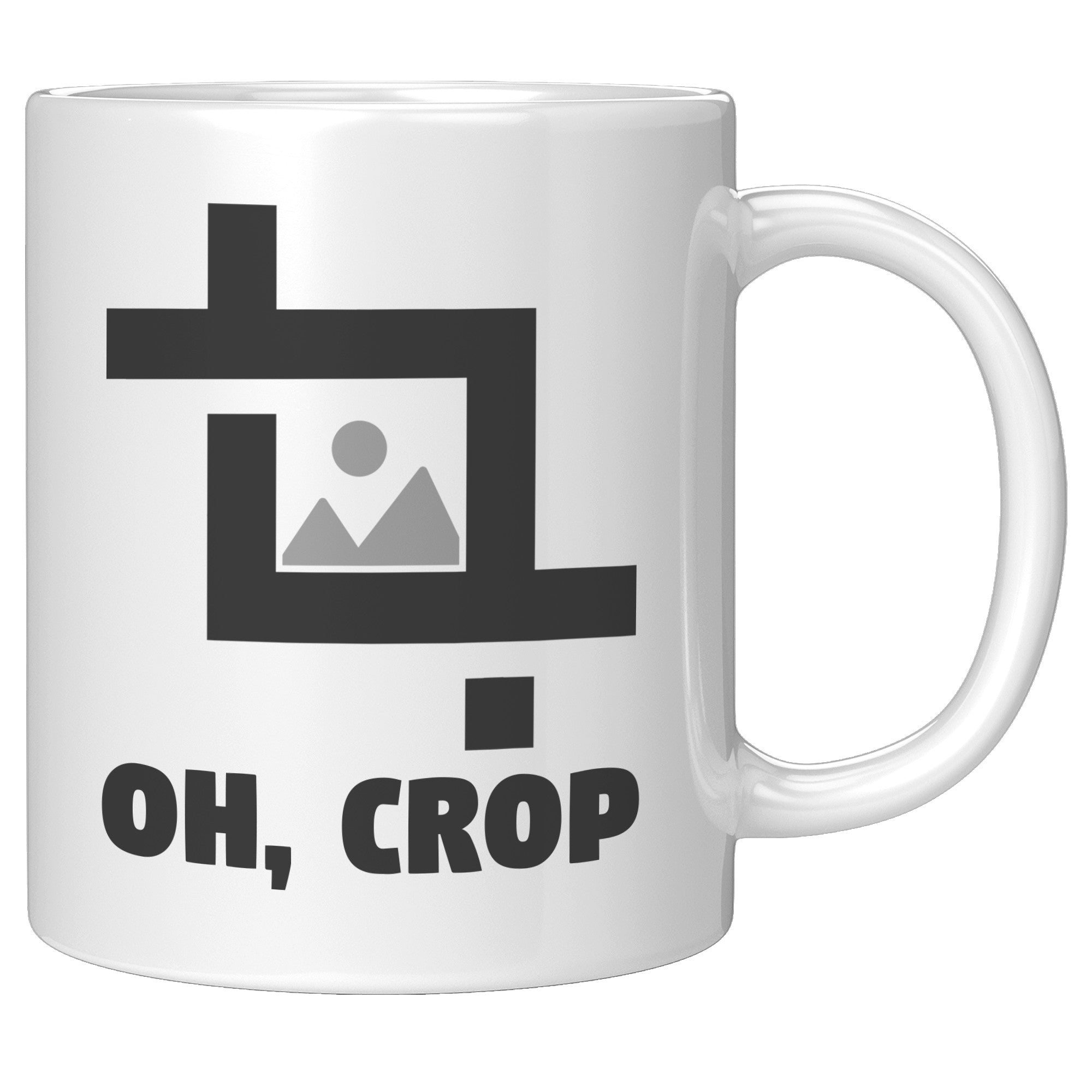 11OZ WHITE MUG - Photography Oh Crop