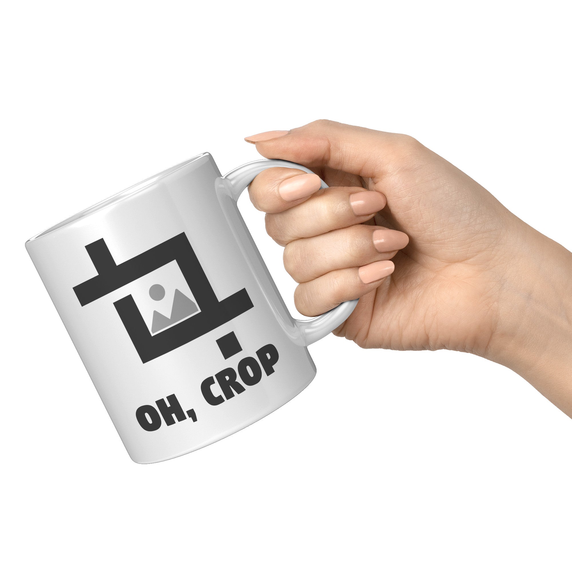 11OZ WHITE MUG - Photography Oh Crop