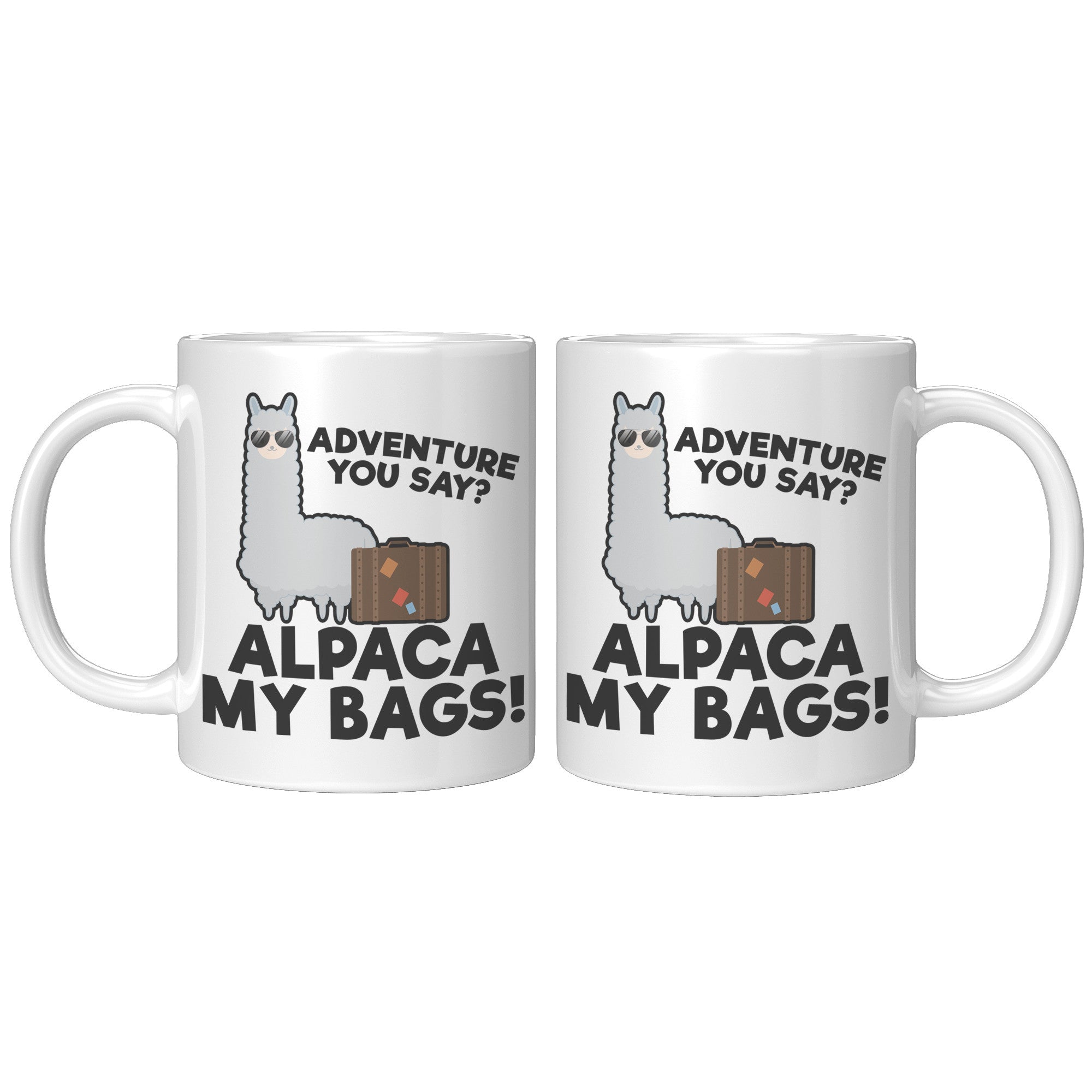 11oz Accent Mug - Alpaca My Bags