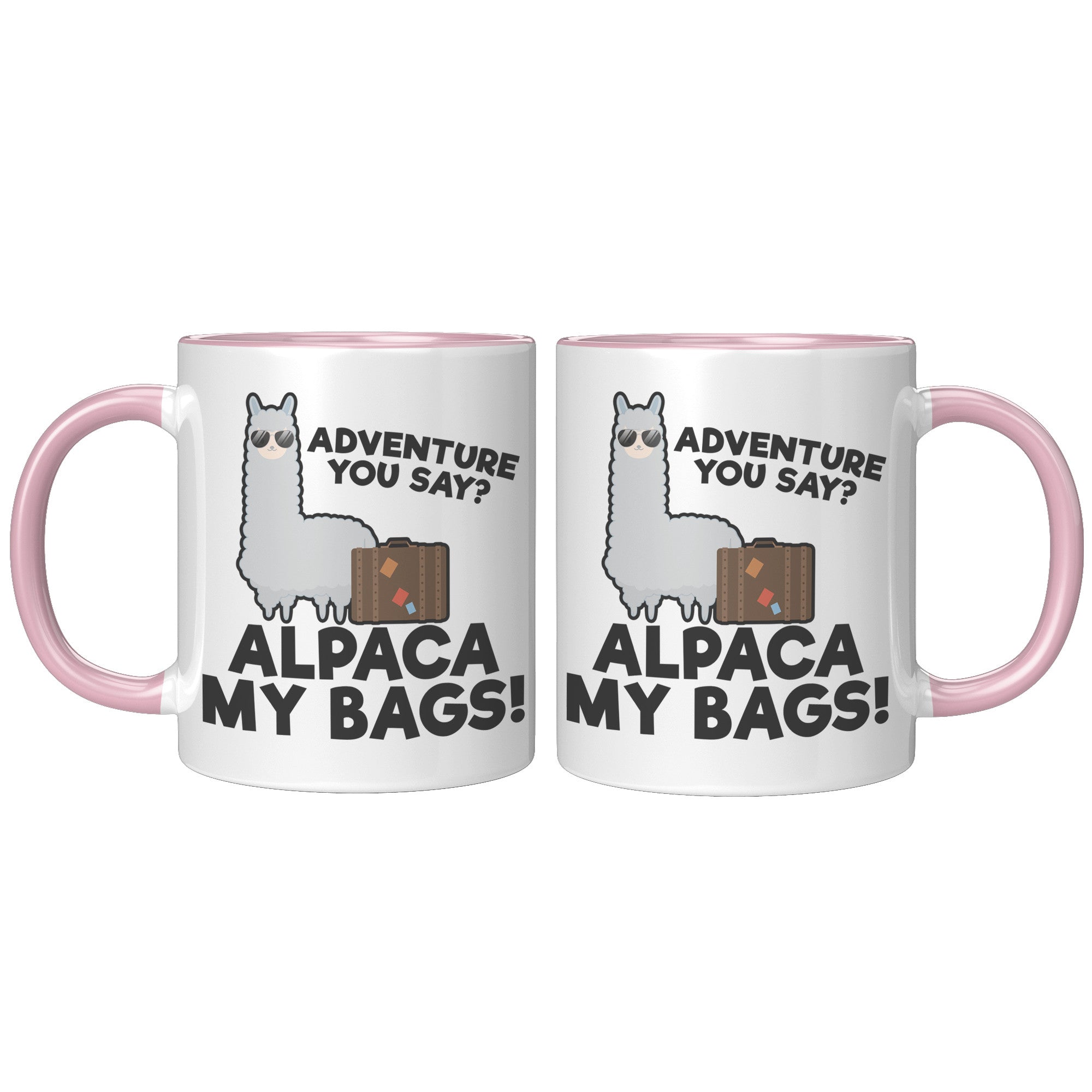 11oz Accent Mug - Alpaca My Bags