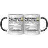 11oz Accent Mug - Aquarius Nutrition Facts