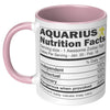 11oz Accent Mug - Aquarius Nutrition Facts