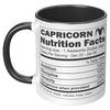 11oz Accent Mug - Capricorn Nutrition Facts