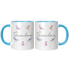 11oz Accent Mug - Dragonfly Grandma Name