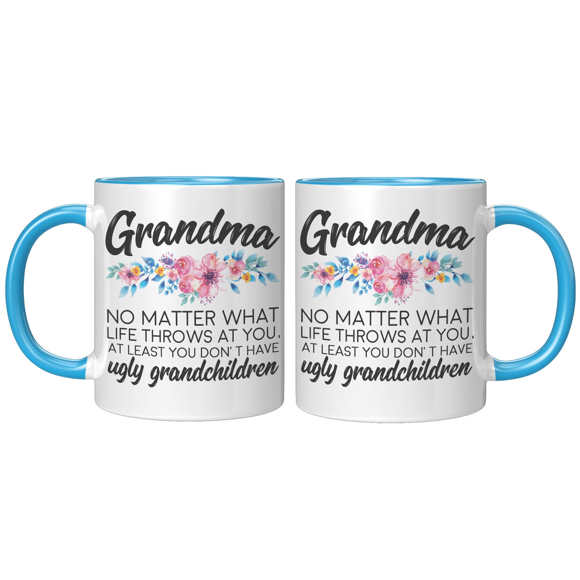 11oz Accent Mug - Grandma Ugly Grandchildren