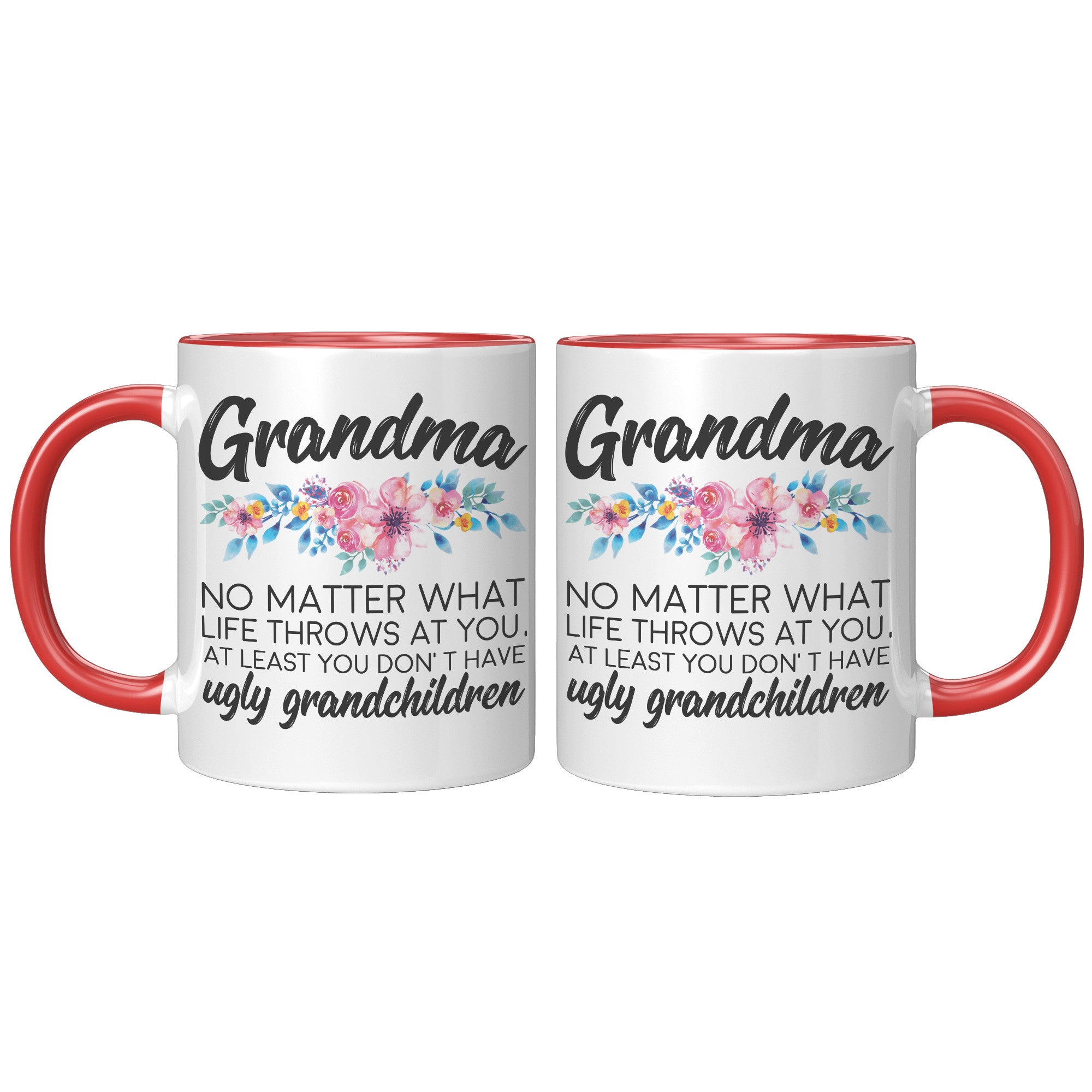 11oz Accent Mug - Grandma Ugly Grandchildren