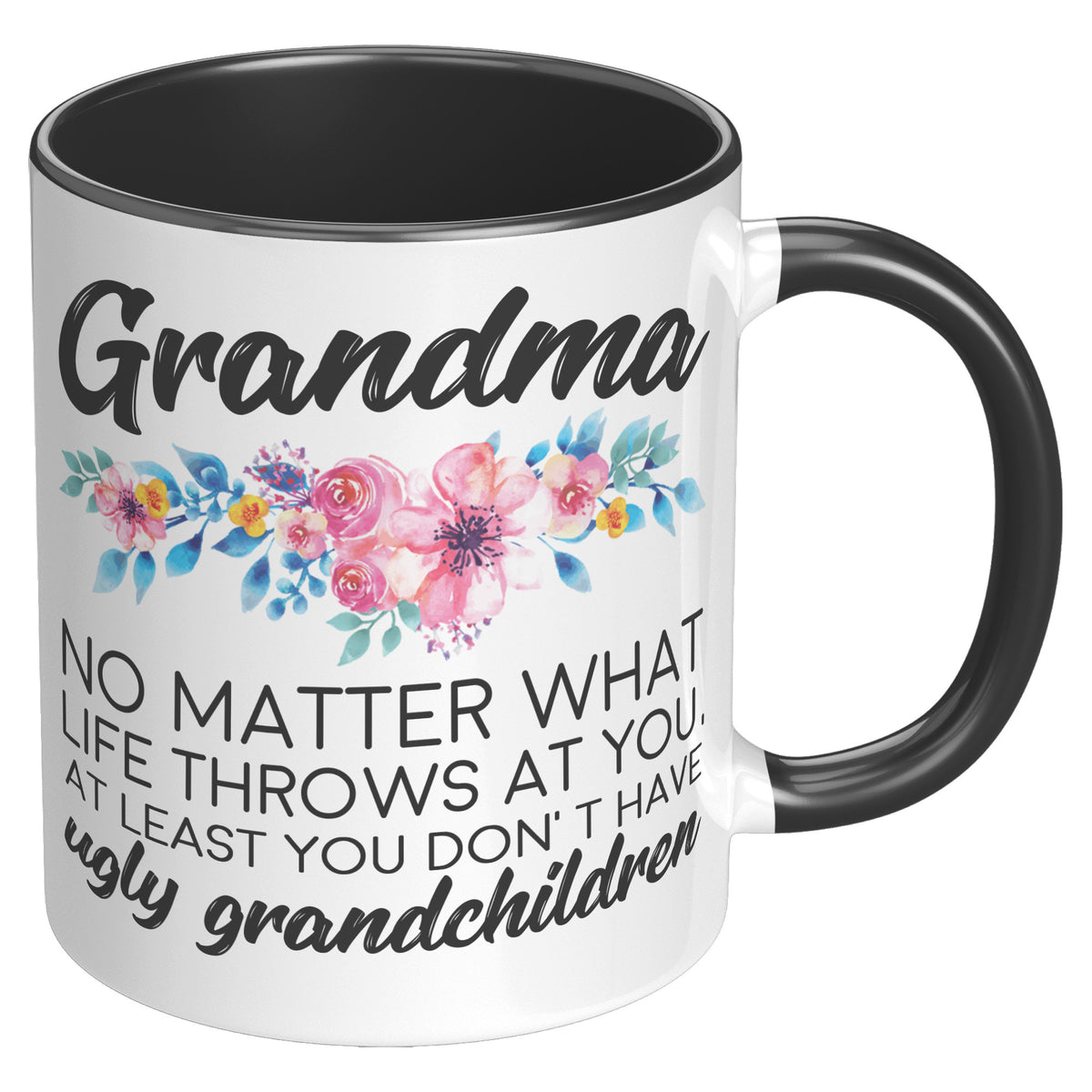 11oz Accent Mug - Grandma Ugly Grandchildren