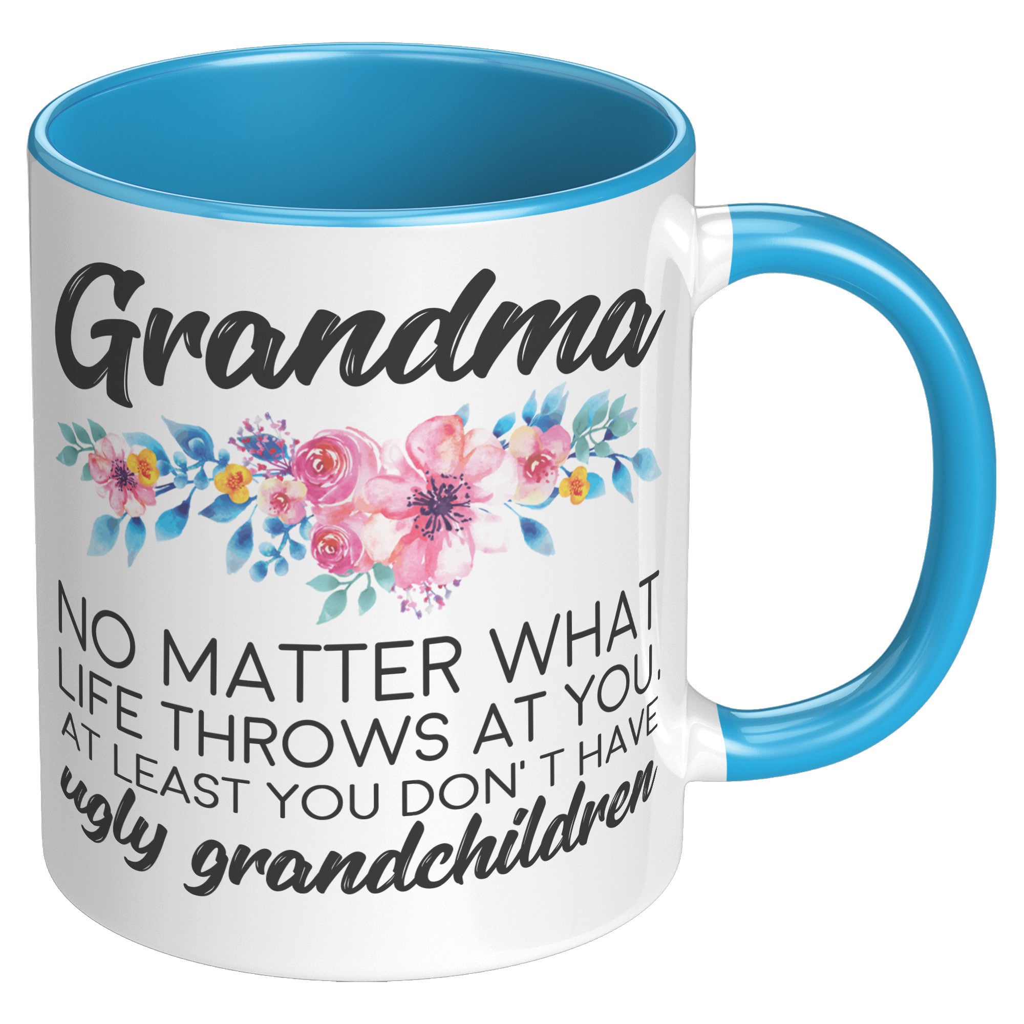 11oz Accent Mug - Grandma Ugly Grandchildren