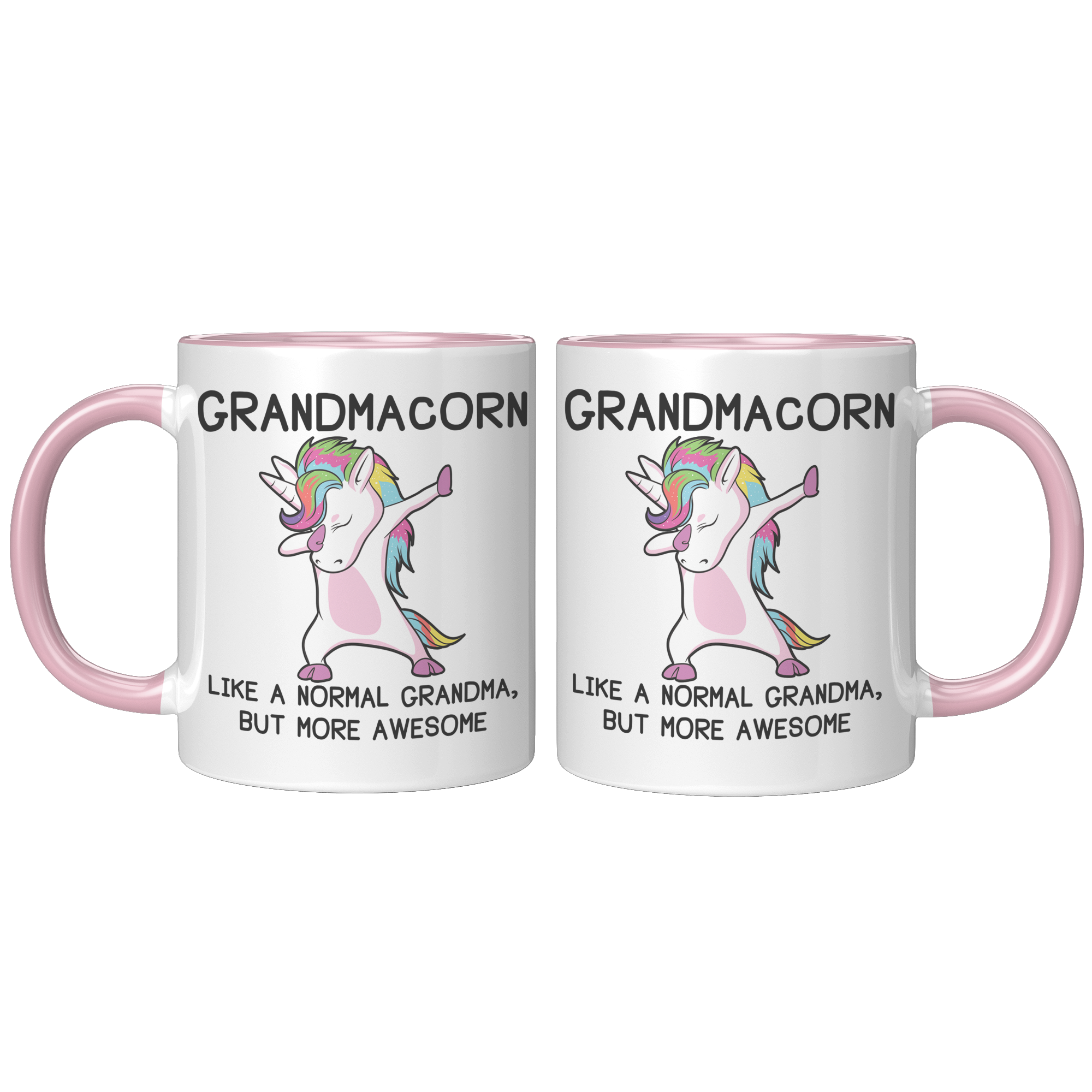 11oz_Accent_Mug_-_Grandmacorn_Mug_FrontBack_Pink_Mockup.png