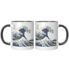11oz Accent Mug - Great Wave Kanagawa