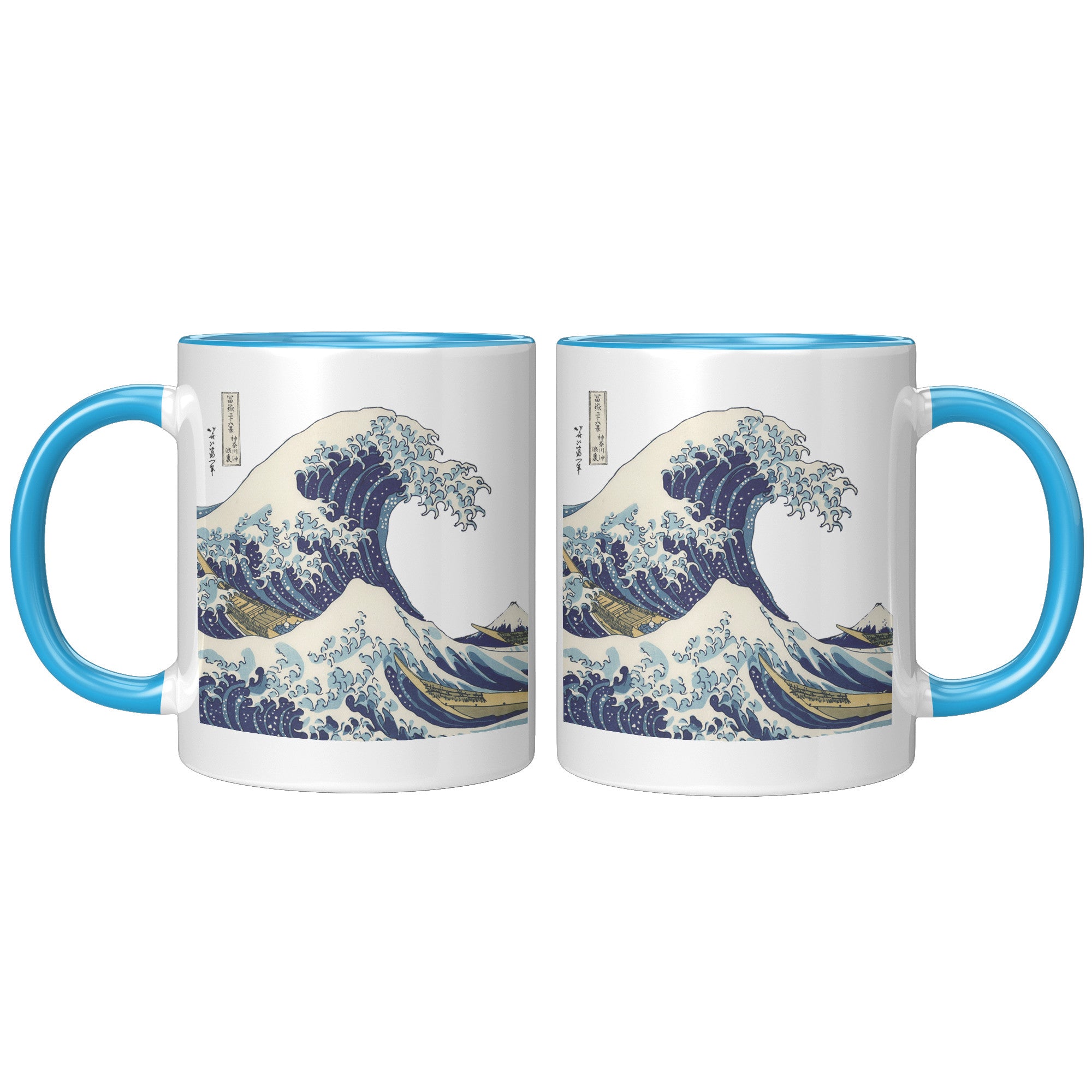 11oz Accent Mug - Great Wave Kanagawa