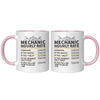 11oz Accent Mug - Mechanic Hourly Rate