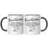 11oz Accent Mug - S0cial Worker Amazing