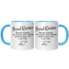 11oz Accent Mug - S0cial Worker Amazing